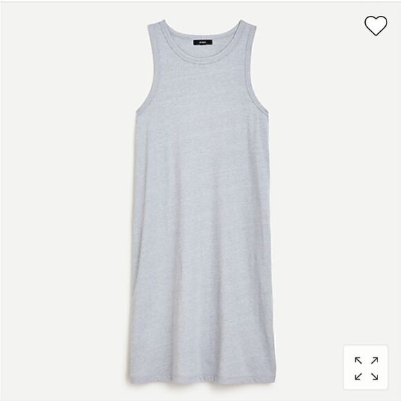 NWT J CREW High Neck Tank Dress Grey - Picture 4 of 6